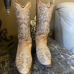 Corral boots women’s glitter and crystals 6.5 M